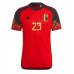 België Michy Batshuayi #23 Voetbalkleding Thuisshirt WK 2022 Korte Mouwen